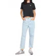 Volcom Stoned High Rise Straight Leg Jeans In Cruzer Blue In Blue