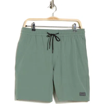 Volcom Stones Hybrid Shorts In Green