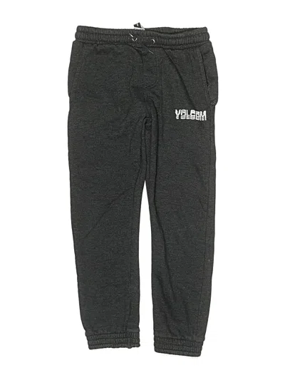 Pre-owned Volcom Kids' Sweatpants In Gray
