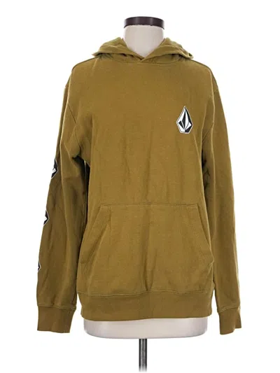 Pre-owned Volcom Sweatshirt In Gold