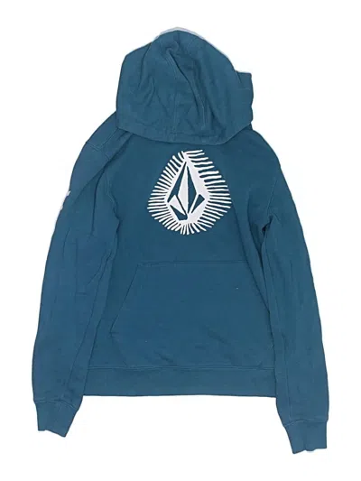 Pre-owned Volcom Kids' Sweatshirt In Teal