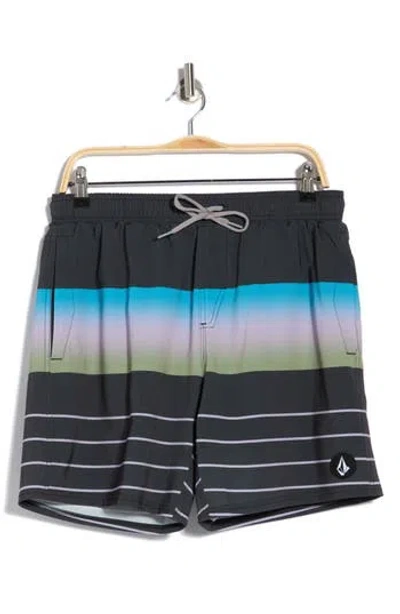 Volcom Swim Trunks In Black