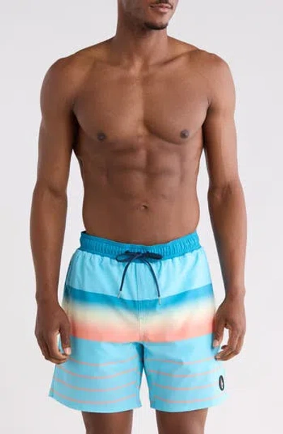 Volcom Swim Trunks In Purple