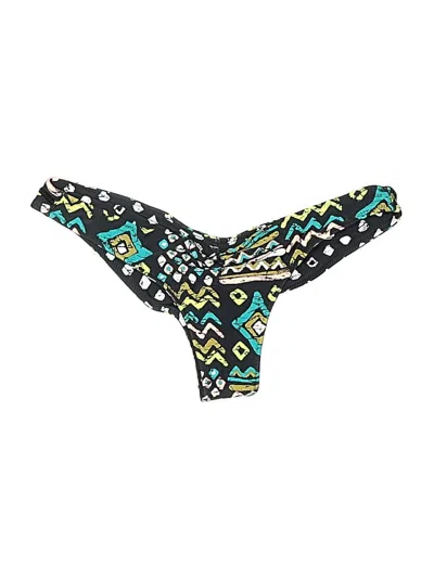 Pre-owned Volcom Swimsuit Bottoms In Blue