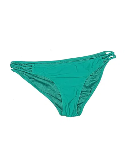 Pre-owned Volcom Swimsuit Bottoms In Green