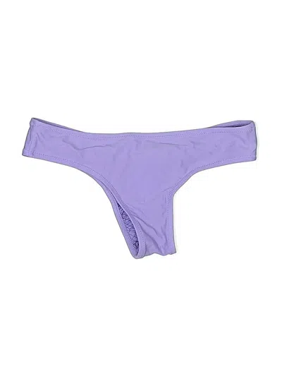 Pre-owned Volcom Swimsuit Bottoms In Purple