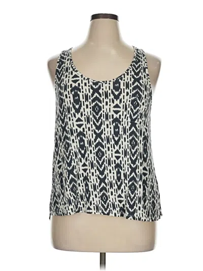 Pre-owned Volcom Tank Top Blue Halter Neckline Tops