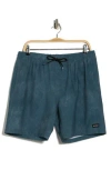 Volcom Tie Town Pull-on Shorts In Blue