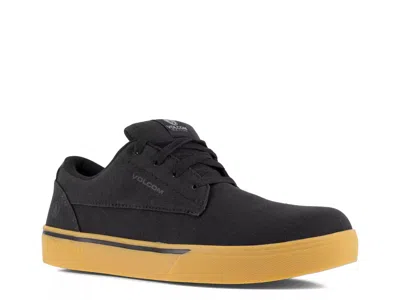 Volcom True Composite Toe Work Sneaker In Black