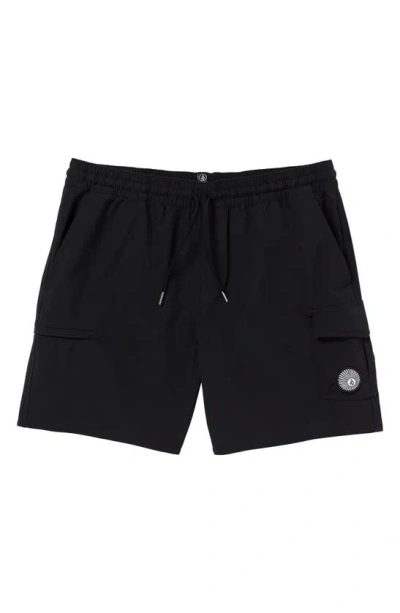 Volcom Truly Liberators Swim Trunks In Black