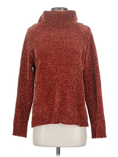 Pre-owned Volcom Turtleneck Sweater In Brown