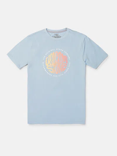 Volcom Twisted Up Short Sleeve Tee - Celestial Blue In Multi