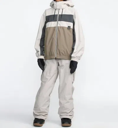 Volcom Unisex Dlm Jacket In Stone In White
