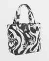 Volcom Upper Class Lunch Tote In Black