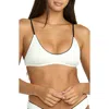 Volcom V Baby Scoop Bikini Top In Neutral
