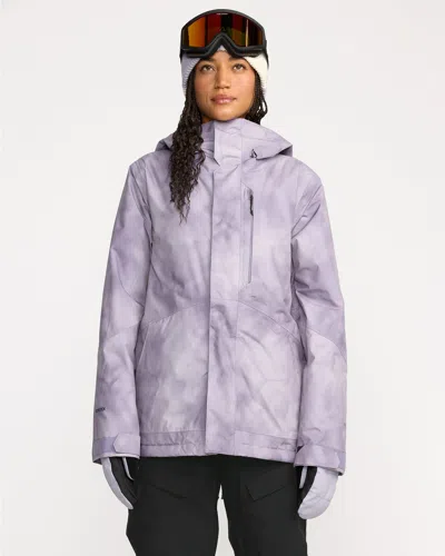 Volcom V.co Eras Insulated Gore Jacket In Purple