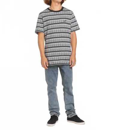 Volcom Vorta Slim Fit Denim Jeans In Ash Blue In Gray