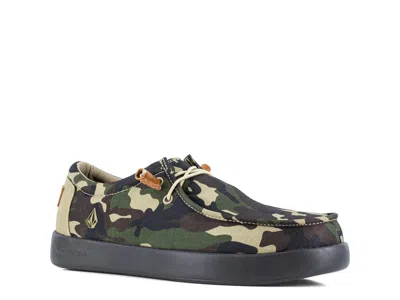 Volcom Wide Width Chill Composite Toe Work Slipon In Green