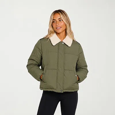 Volcom Winter Warmth Womens Heavyweight Jacket In Black