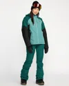 Volcom Women's Agate Insulated Jacket In Blue