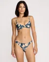 Volcom Women's Bloom Tiny Bikini Bottom In Blue