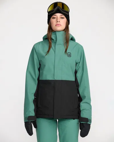 Volcom Women's Bolt Insulated Jacket In Green