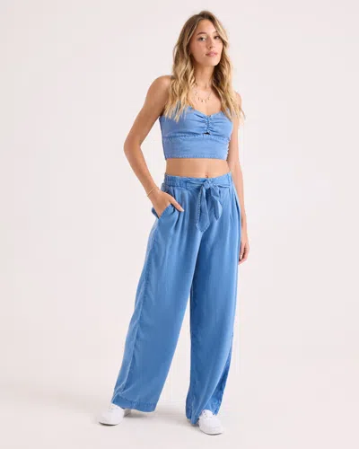 Volcom Women's Bow Chicka Pants In Blue