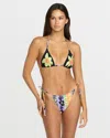 Volcom Women's Bring It On Cheekini Bikini Bottom In Black
