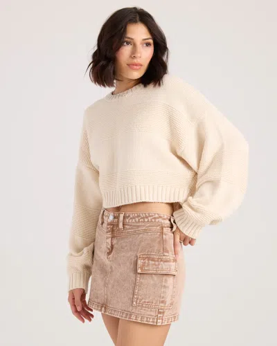 Volcom Women's Dayz Like This Sweater In Vintage White