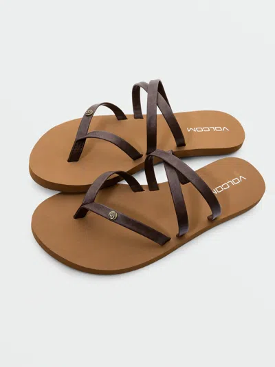 Volcom Women's Easy Breezy Ii Sandals In Animal Print