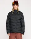 Volcom Women's Estes Puff Jacket In Black
