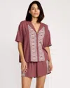 Volcom Women's Featured Artist Emma Rushton Short Sleeve Shirt In Multi