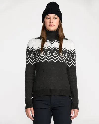 Volcom Women's Fireside Sweater In Black