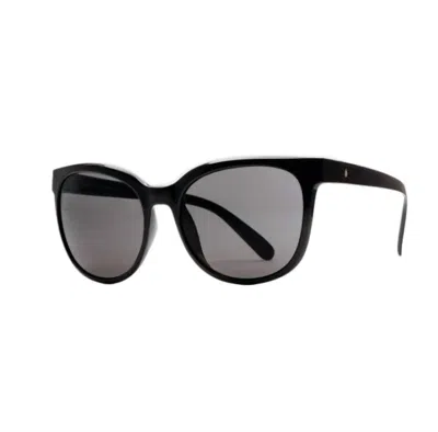 Volcom Women's Garden Sunglasses In Gloss Black Grey