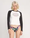 Volcom Women's Giving In Raglan Tee In White