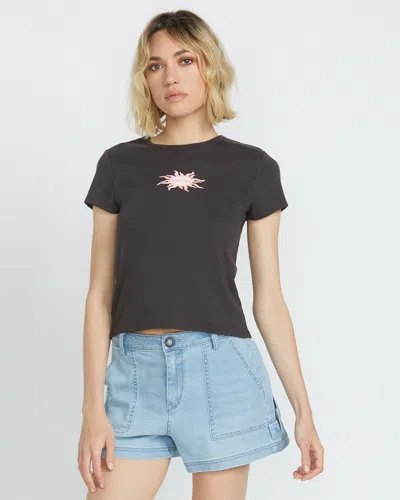 Volcom Women's Have A Clue Tee In Black