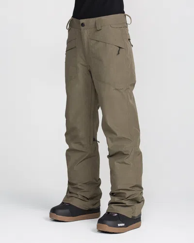 Volcom Women's Kanyon Insulated Gore Pants In Brown