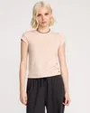 Volcom Women's Lived In Baby Tee In Neutral