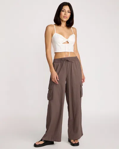 Volcom Women's Lived In Beach Pants In Brown