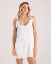 Volcom Women's Lived In Short Romper In White