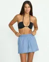 Volcom Women's Lived In Track Shorts In Animal Print
