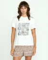 Volcom Women's Lock It Up Tee In White