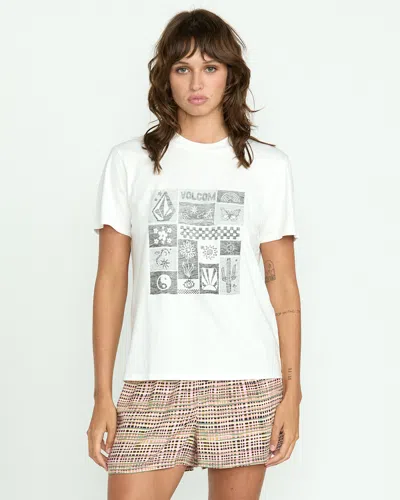 Volcom Women's Lock It Up Tee In White