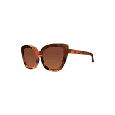 Volcom Women's Milli Gloss Non Polar Sunglasses In Tort With Bronze In Multi