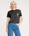 Volcom Women's Pocket Dial Tee In Black