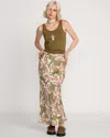 Volcom Women's Psychonic Skirt In Green