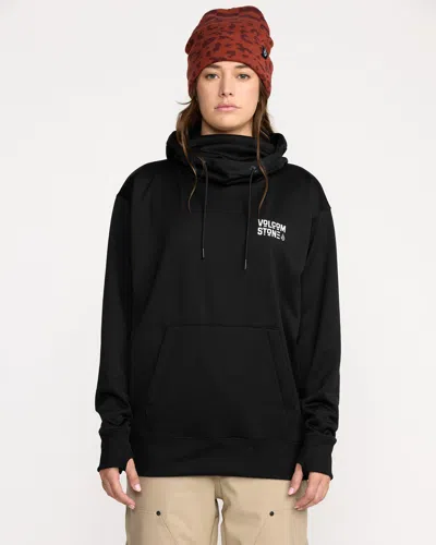 Volcom Women's Riding Hydro Pullover In Black
