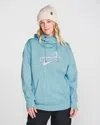 Volcom Women's Riding Hydro Pullover In Opal