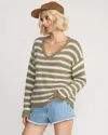 Volcom Women's Sand Groupie Sweater In Green