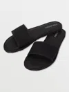 Volcom Women's Simple Slides In Black